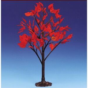 NEW‎ LEMAX 9" SPOOKY TOWN VILLAGE AUTUMN MAPLE TREE #94406 Landscape Orange Vtg